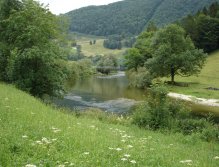 A romantic view on the middle part of the Doubs