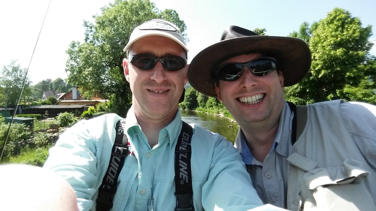 Selfie of the two heros