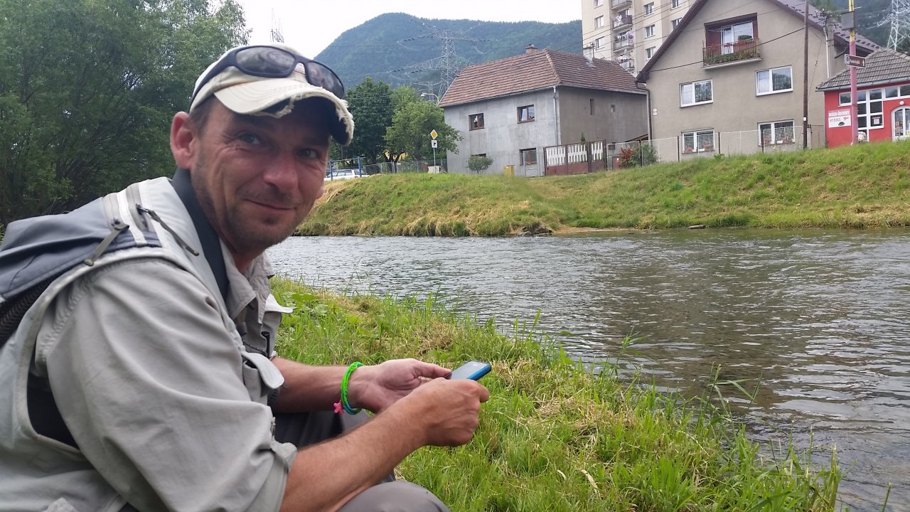 Checking the water level