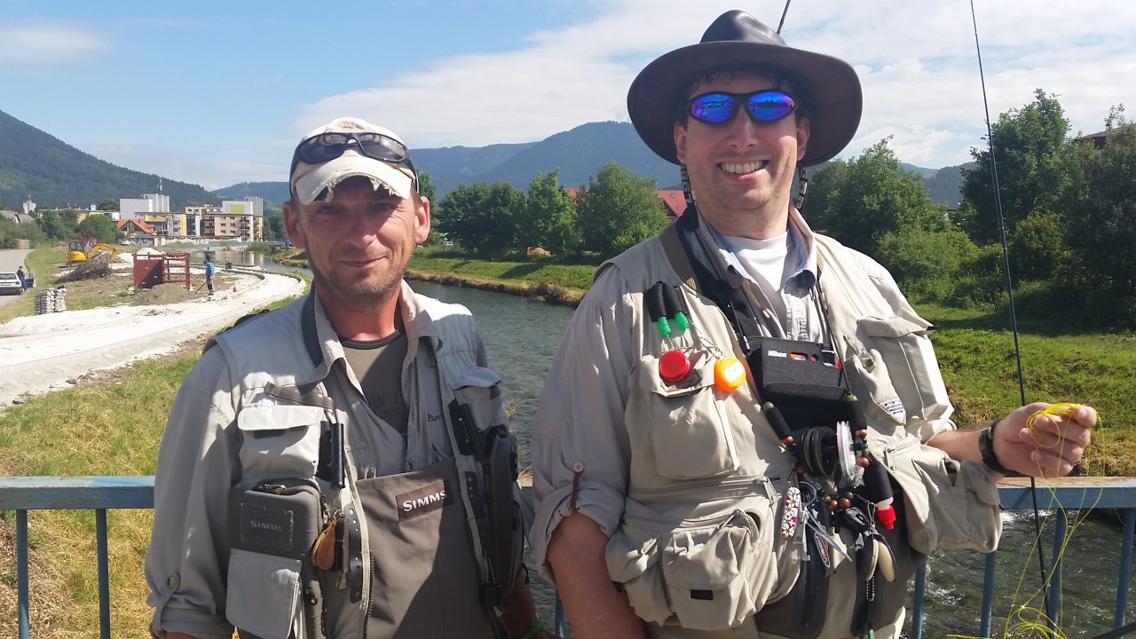 On the bridge over Rev�ca in Ru�omberok