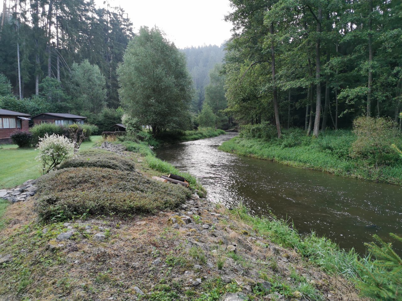 Hejlovka stream near Pelhrimov, Czech Republic