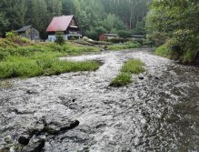 Hejlovka stream near Pelhrimov, Czech Republic