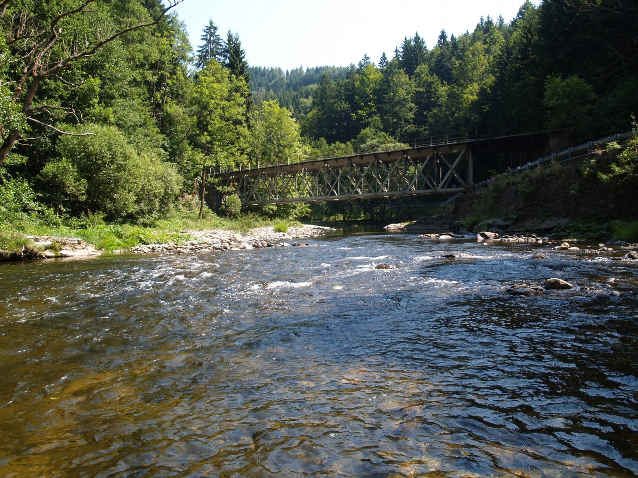 Jizera above Ponikla