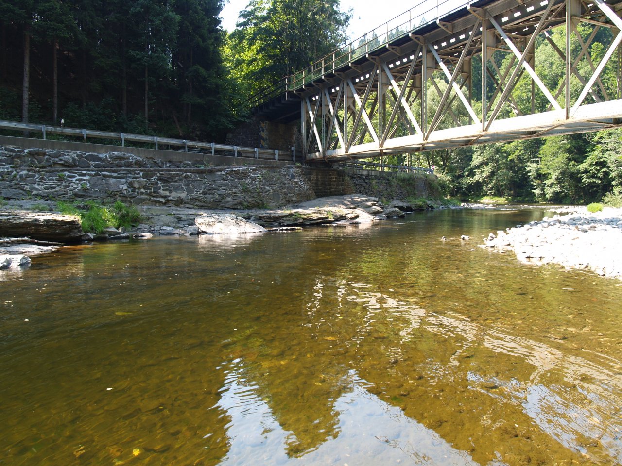 Jizera above Ponikla