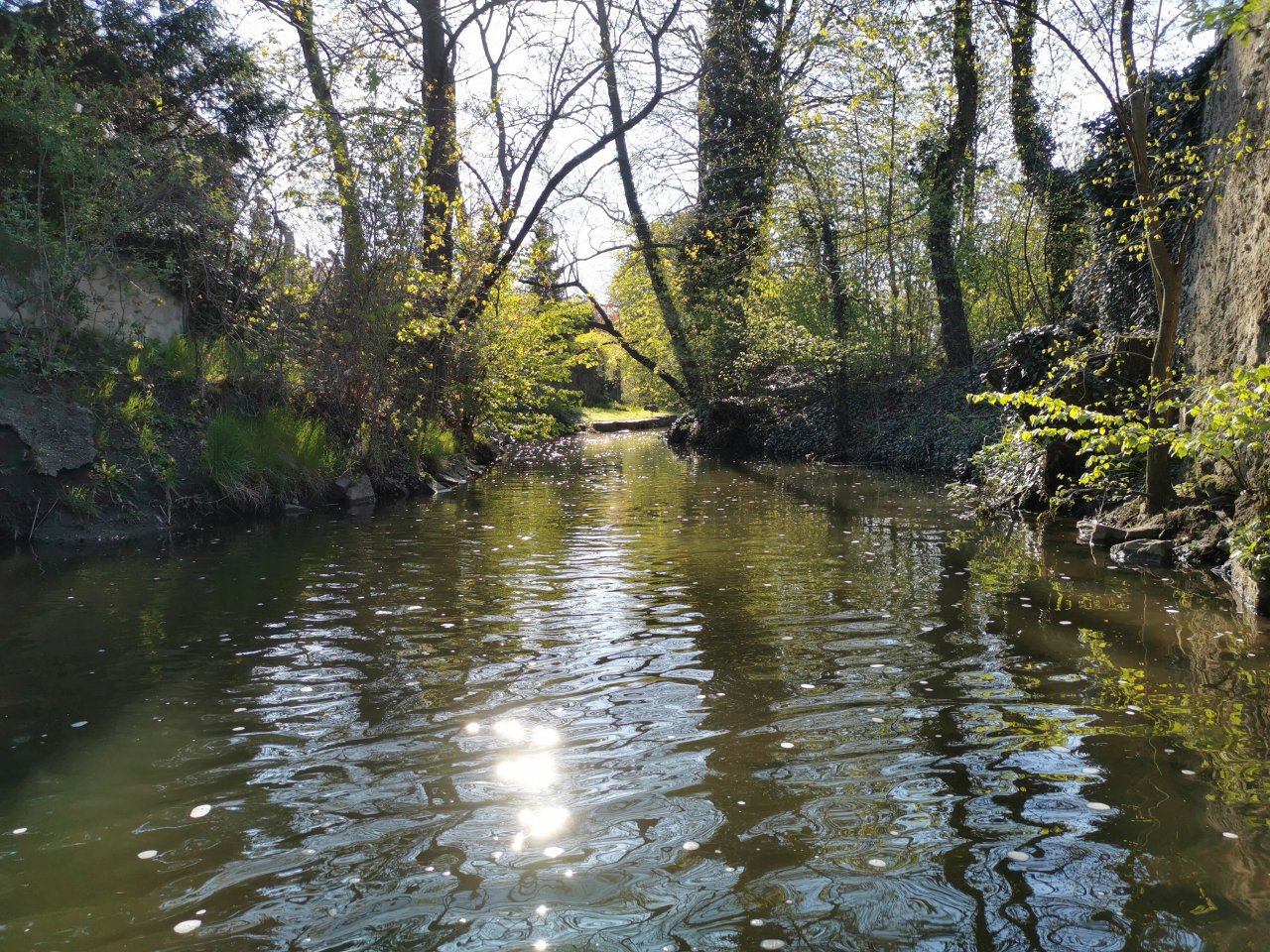 Boti� stream in Prague - Z�b�hlice