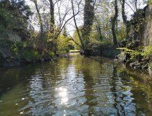 Botič stream in Prague - Záběhlice