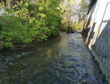 Botič stream in Prague - Záběhlice