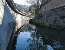 Botič stream in Prague - Záběhlice