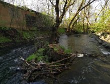 Botič stream in Prague - Záběhlice
