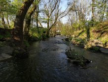 Botič stream in Prague - Záběhlice