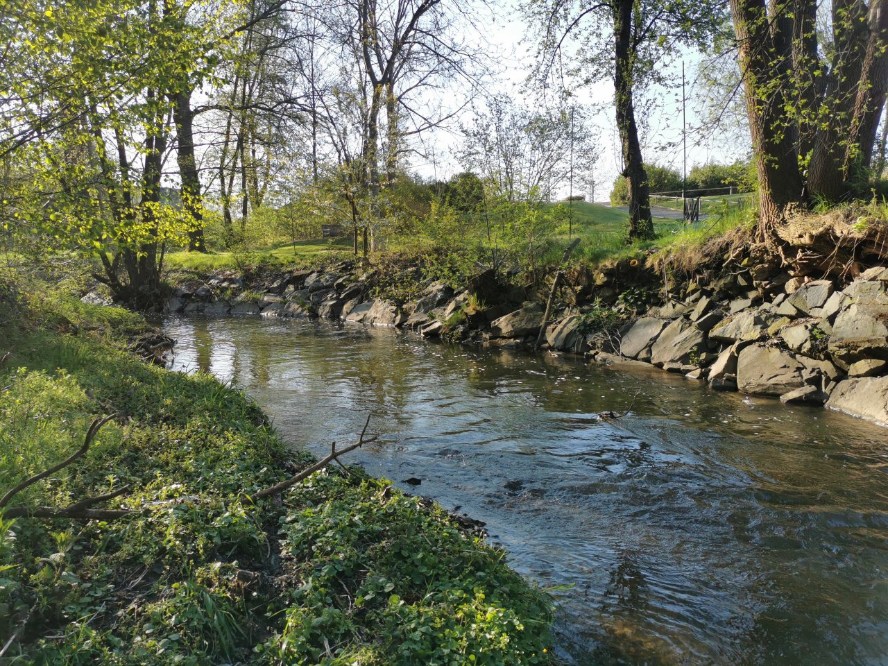 Boti� stream in Prague - Z�b�hlice