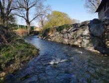 Botič stream in Prague - Záběhlice
