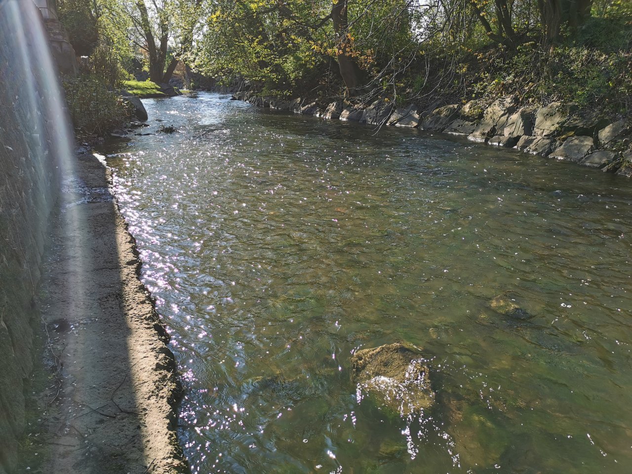 Boti� stream in Prague - Z�b�hlice