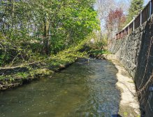 Botič stream in Prague - Záběhlice