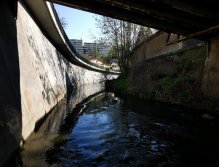 Botič stream in Prague - Záběhlice
