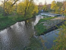 Botič stream in Prague - Záběhlice