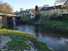 Botič stream in Prague - Záběhlice