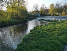 Botič stream in Prague - Záběhlice