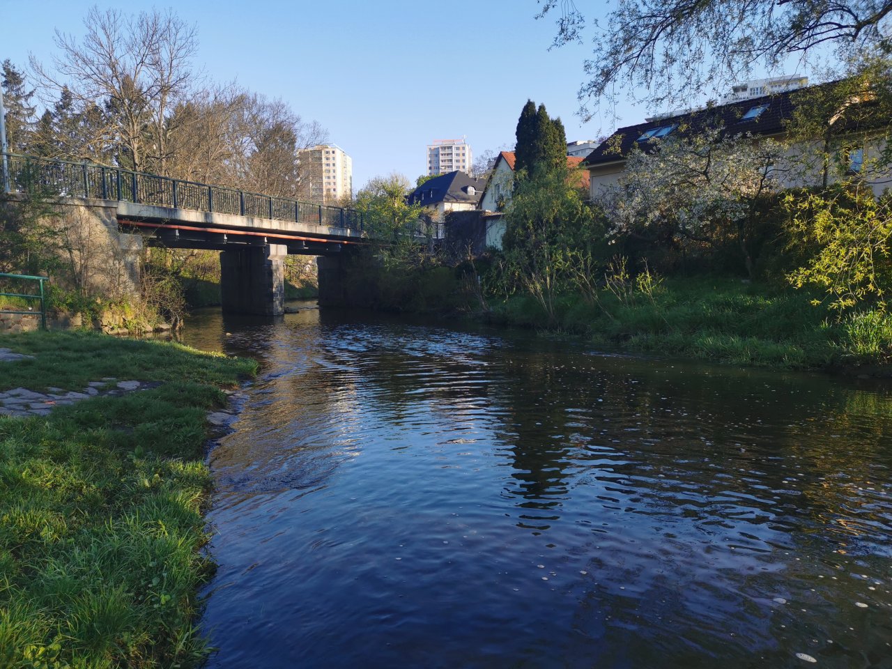 Boti� stream in Prague - Z�b�hlice