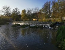 Botič stream in Prague - Záběhlice