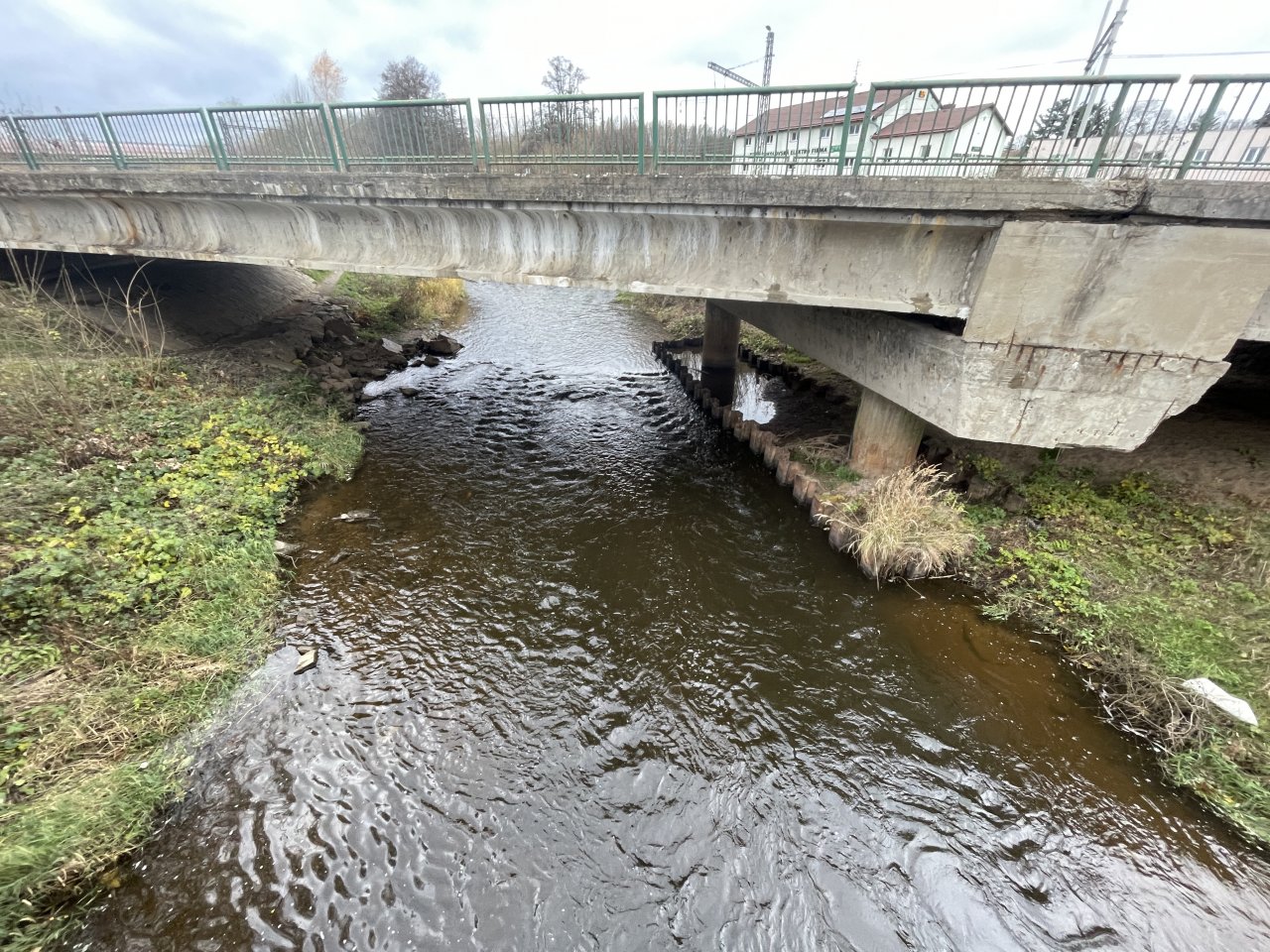 Svatava at the "tri-bridge" near Citick� Street