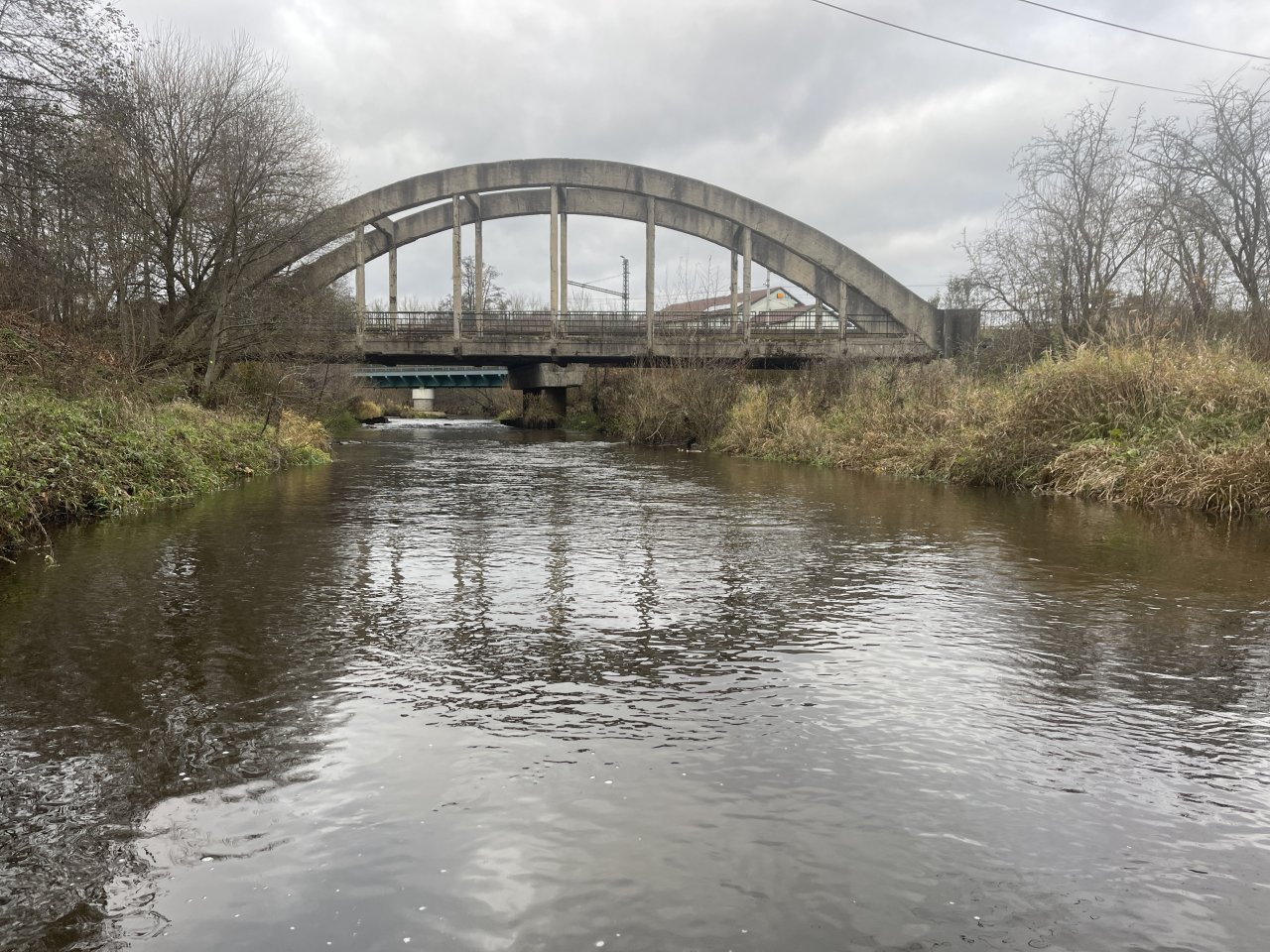 Svatava at the "tri-bridge" near Citick� Street