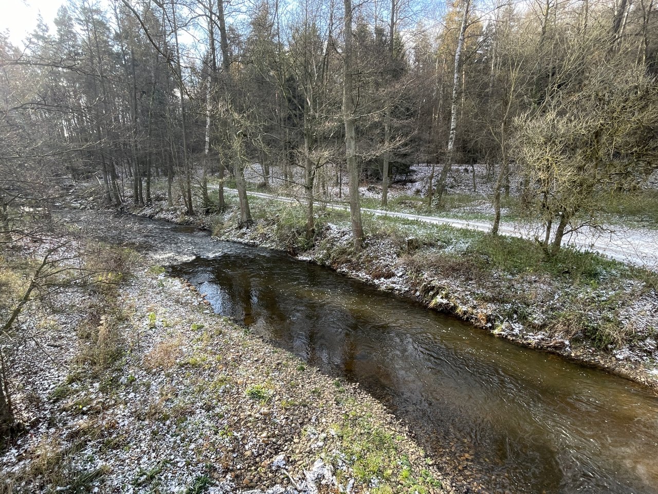 Svatava near the gardening colony in Svatava