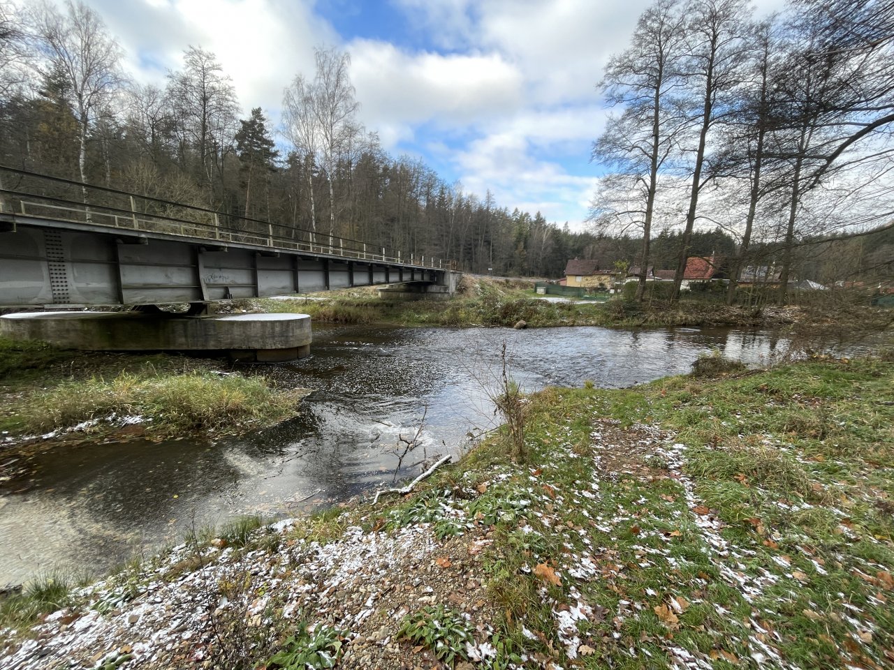 Svatava near the gardening colony in Svatava