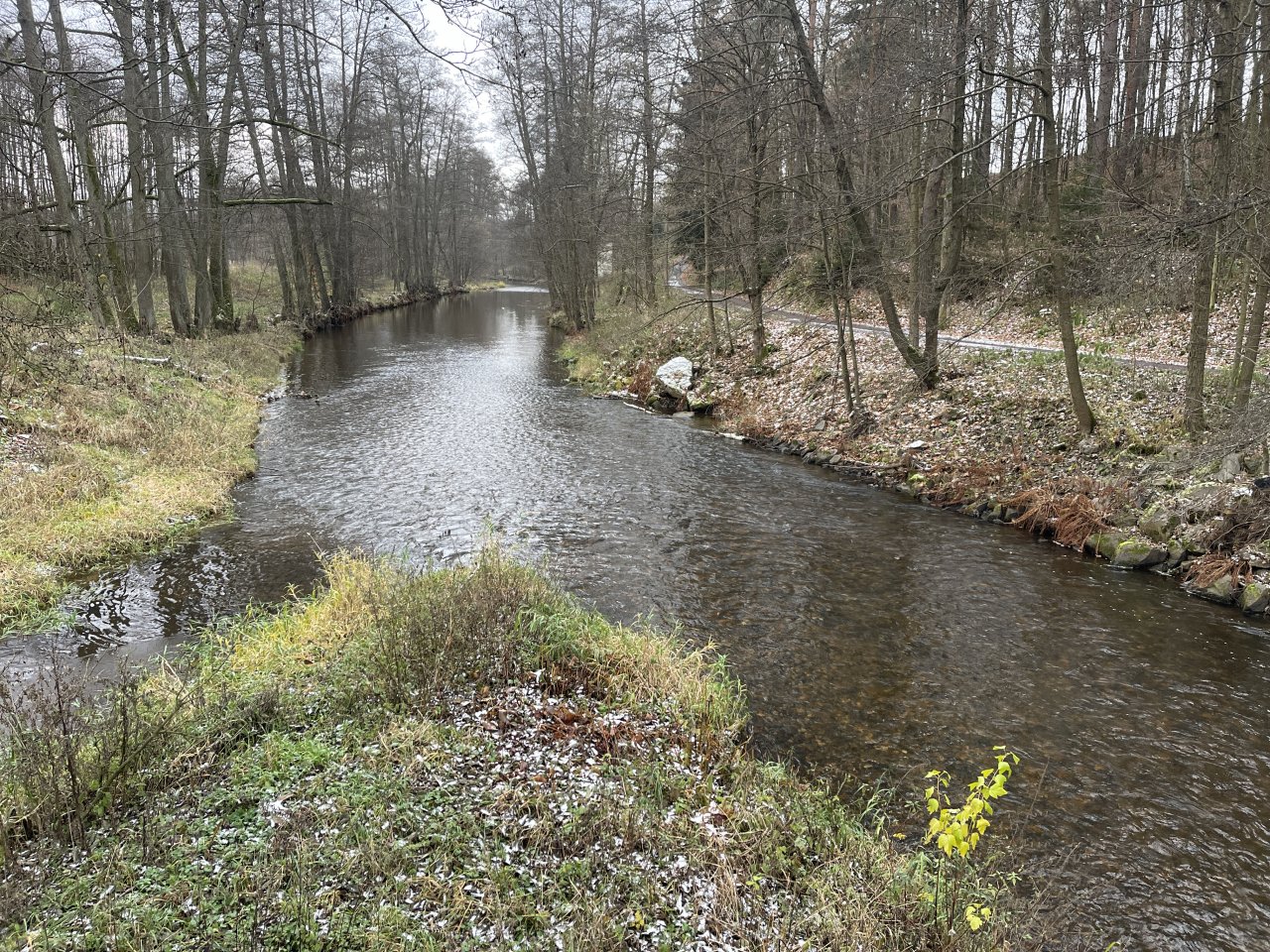 Svatava near the gardening colony in Svatava