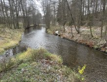 Svatava near the gardening colony in Svatava