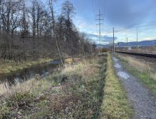 Svatava under the sewage treatment plant in Svatava
