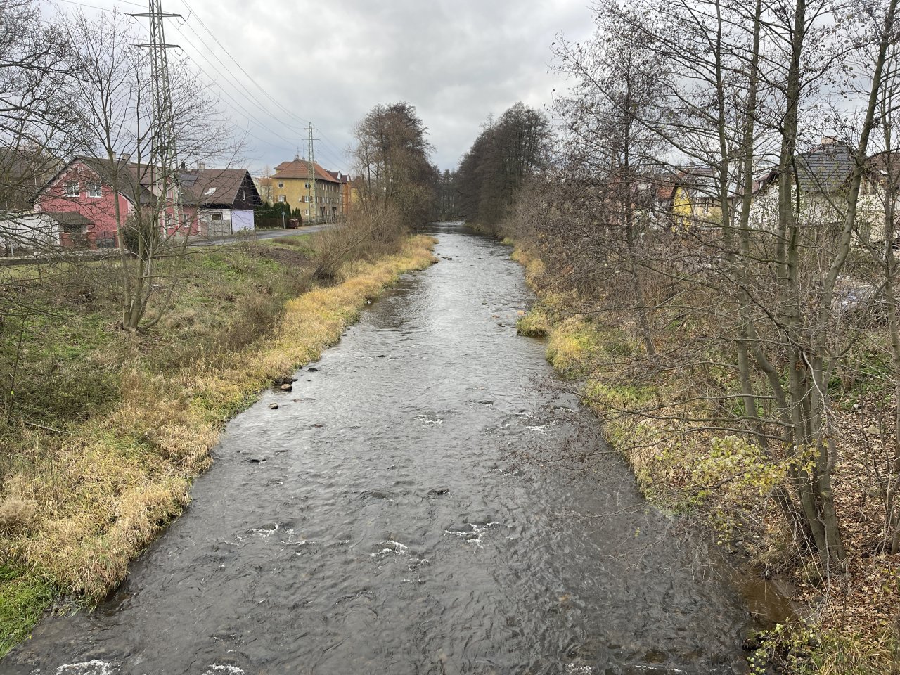 Svatava in the centre of the village of Svatava