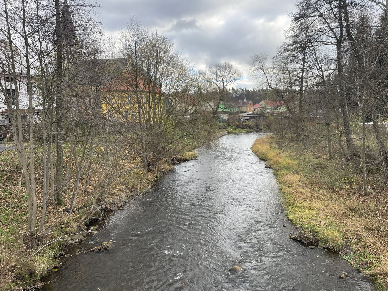 Svatava in the centre of the village of Svatava