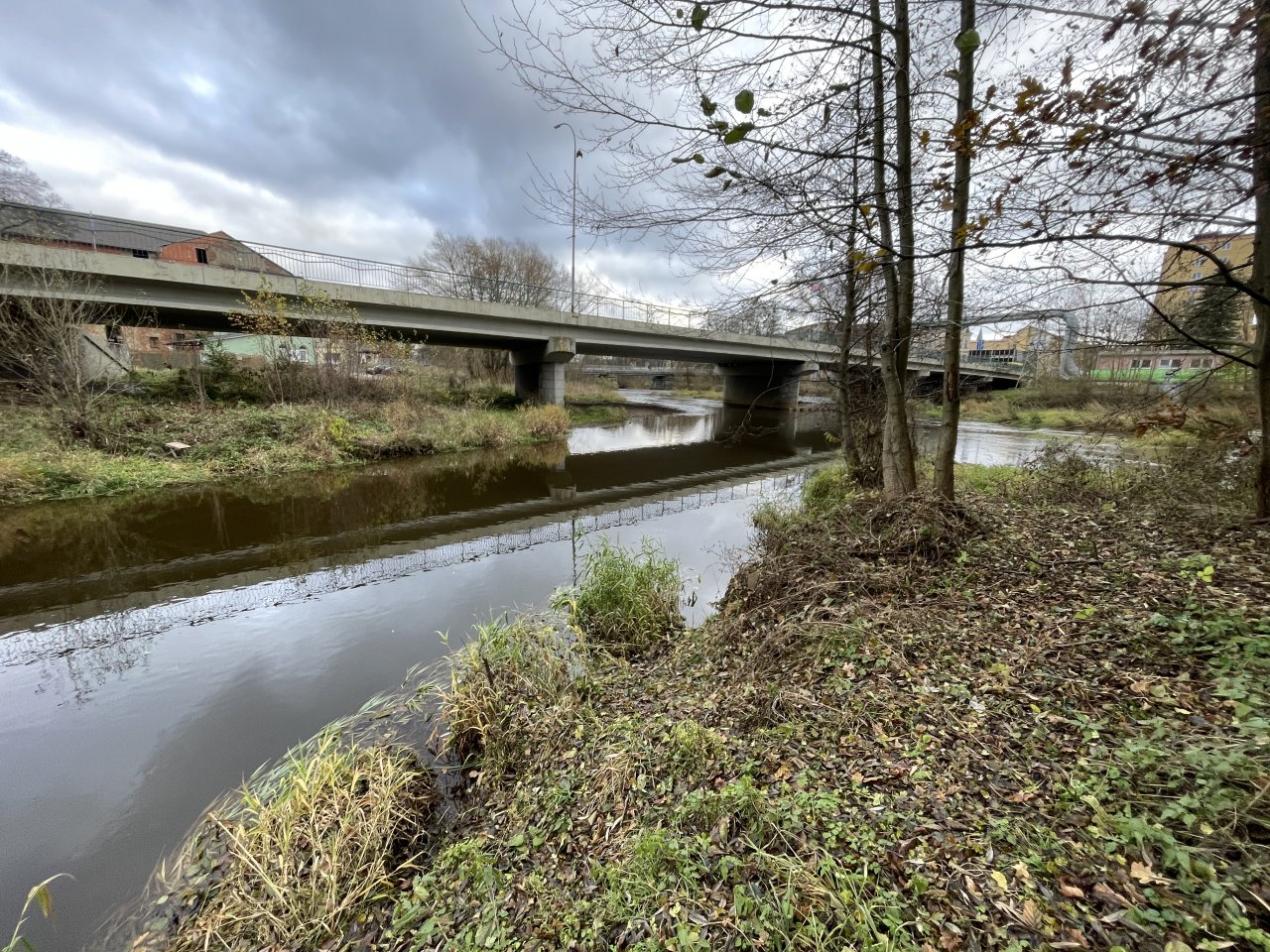 The confluence of the Svatava and Oh�e rivers