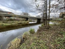 The confluence of the Svatava and Ohře rivers