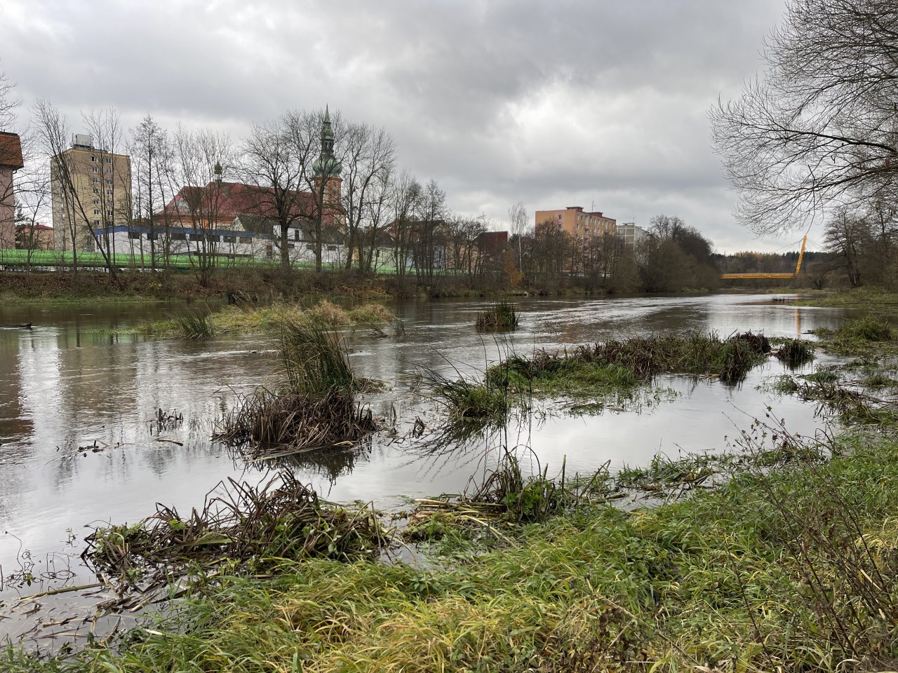 The confluence of the Svatava and Oh�e rivers