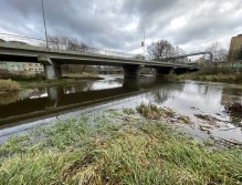 The confluence of the Svatava and Ohře rivers