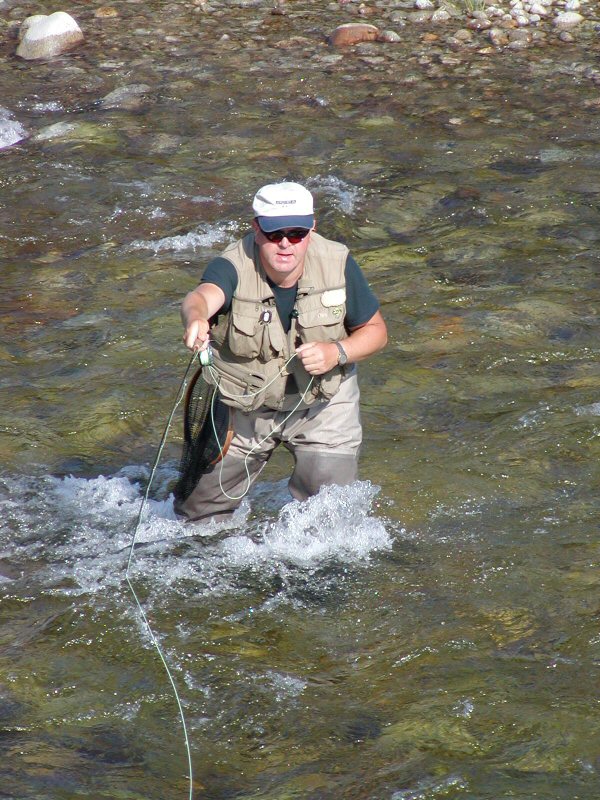 Czech nymphing - fishing across the main current