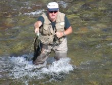 Czech nymphing - fishing across the main current