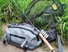 My reliable and indispensable partners in my unforgettable summer fly fishing trips on the big non-trout river!