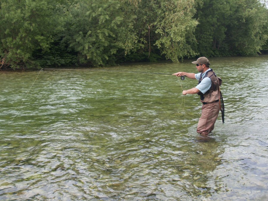 Nymphing at Sava Bohinjka