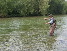 Nymphing at Sava Bohinjka