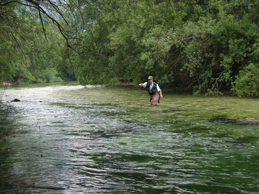 Nymphing at Sava Bohinjka