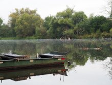 Berounka - the weir in Zadní Třebaň