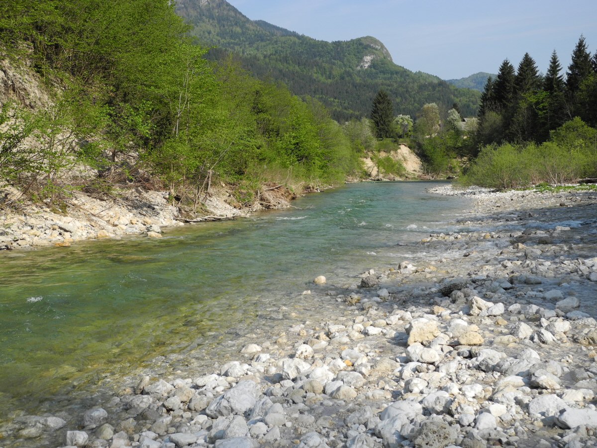 Fast water above Obrne