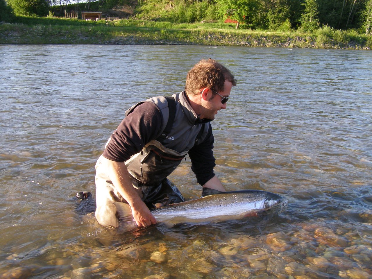 Fabien Laborde releasing his fresh springer 