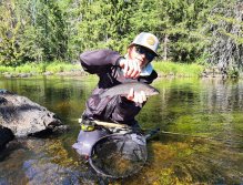 In Sweden With A Fly Rod Three Times In A Row
