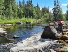 In Sweden With A Fly Rod Three Times In A Row
