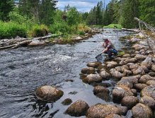 In Sweden With A Fly Rod Three Times In A Row