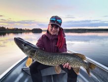 In Sweden With A Fly Rod Three Times In A Row